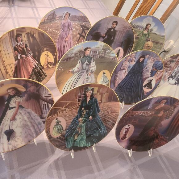 Gone With the Wind Complete Plate Set - 10 Plates - Picture 1 of 3